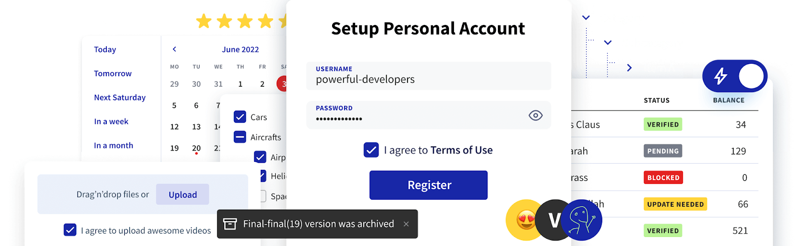 Vuestic UI Vue 3 component library overview