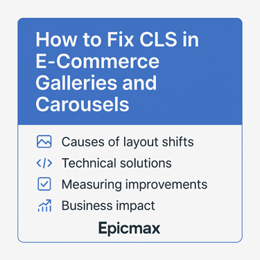 How to Fix CLS in E-Commerce Galleries and Carousels